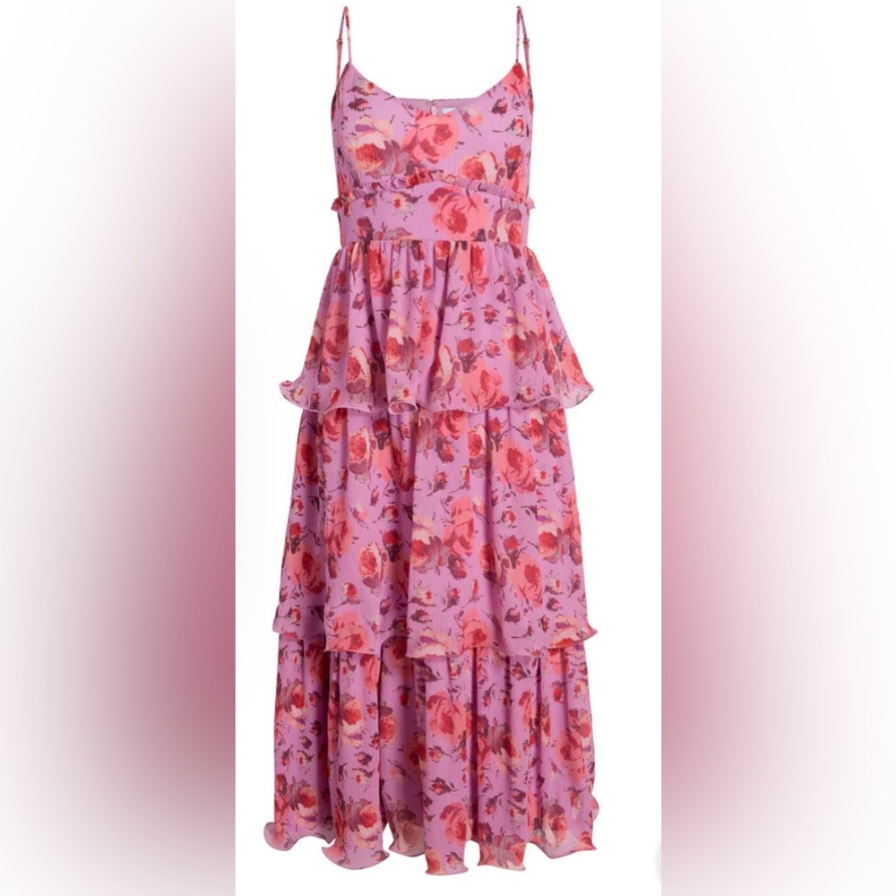 Likely Adriana Flora Tiered Dress. From Bloomingdales. Worn once to a wedding.